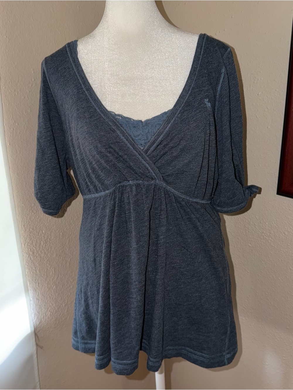 Vintage Y2K Abercrombie & Fitch 2000s Babydoll Top